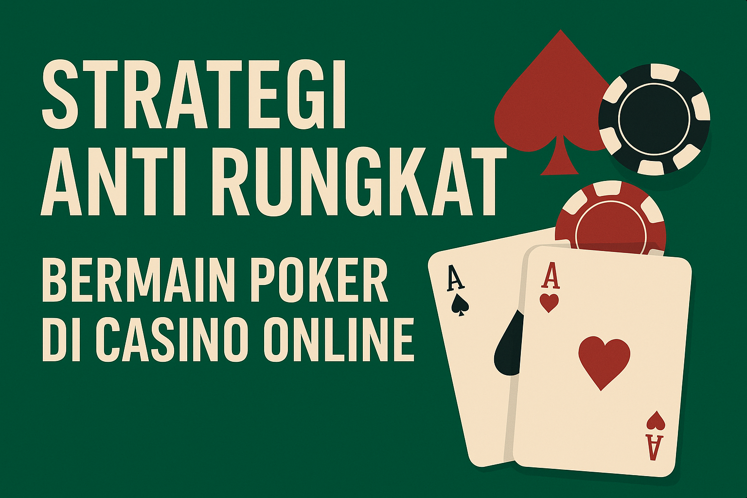 Strategi Anti Rungkat Bermain Poker di Casino Online: Menang Bukan Lagi Mimpi